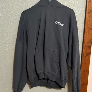 Cold Men's Charcoal Hoodie
